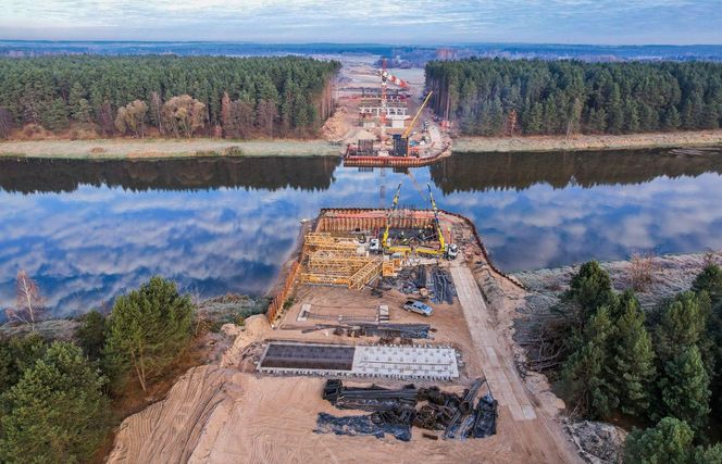 Nowy most na odcinku S19 Malewice-Chlebczyn (końcówka 2024 r.)