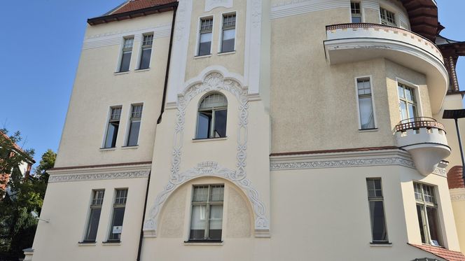 To jedna z piękniejszych kamienic w Olsztynie. Przetrwała wojnę