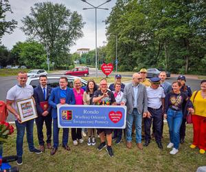 Jurek Owsiak przyjechał do Chorzowa. Oficjalnie otwarto rondo im. Fundacji WOŚP