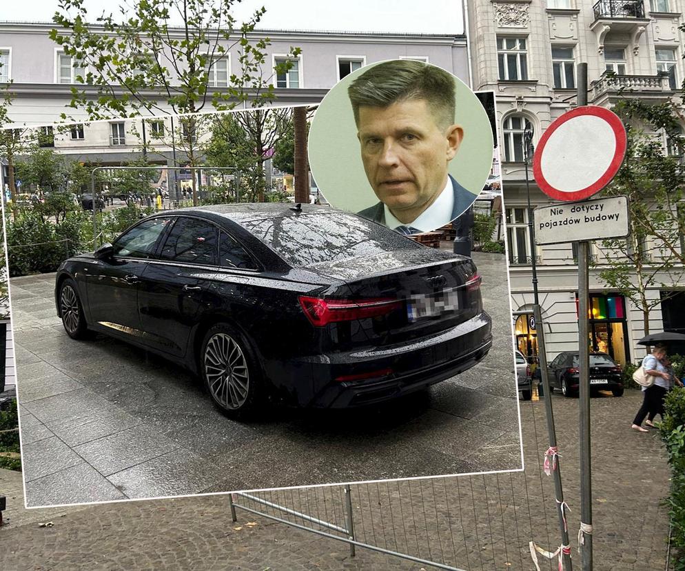 Ryszard Petru nielegalnie zaparkował auto