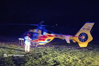 Koszmarny wypadek w czasie naprawy zbiornika CO pod Suchą Beskidzką! Mężczyzna poparzony wskutek wybuchu [ZDJĘCIA]