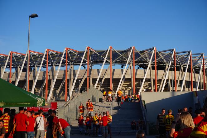 Jagiellonia-Poniewież. Liga Mistrzów i Eska Summer City na Stadionie Miejskim w Białymstoku