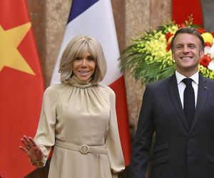 Francja/ Pałac Elizejski tonuje gwałtowny gest Brigitte Macron wobec męża, uchwycony przez kamery