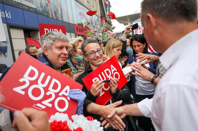 Andrzej Duda w Katowicach. Spotkał się z mieszkańcami