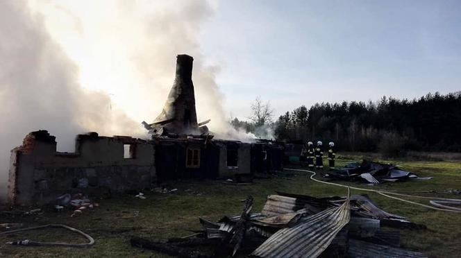 OGROMNY pożar w powiecie świeckim! Jedna osoba poszkodowana