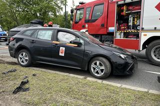 Wymusił pierwszeństwo, był wycinany z auta. Z minuty na minutę coraz gorzej się czuł