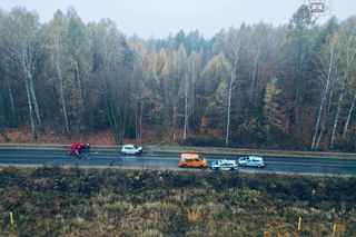 Poważny wypadek na Śląsku. Ucierpiała 28-latka