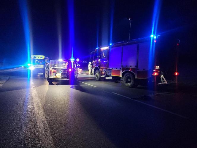 Protest na DK nr 80 po wypadku, w którym zginął 15-letni Kuba. Mieszkańcy zablokowali drogę