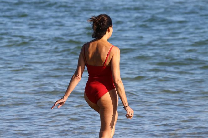 Anna Popek pracuje w zimnym morzu