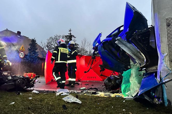 Tragiczny wypadek na DK 10 w Przyłubiu! Zginęła jedna osoba