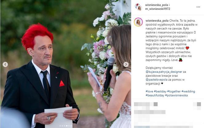 Ślub i wesele Michała Wiśniewskiego z Polą