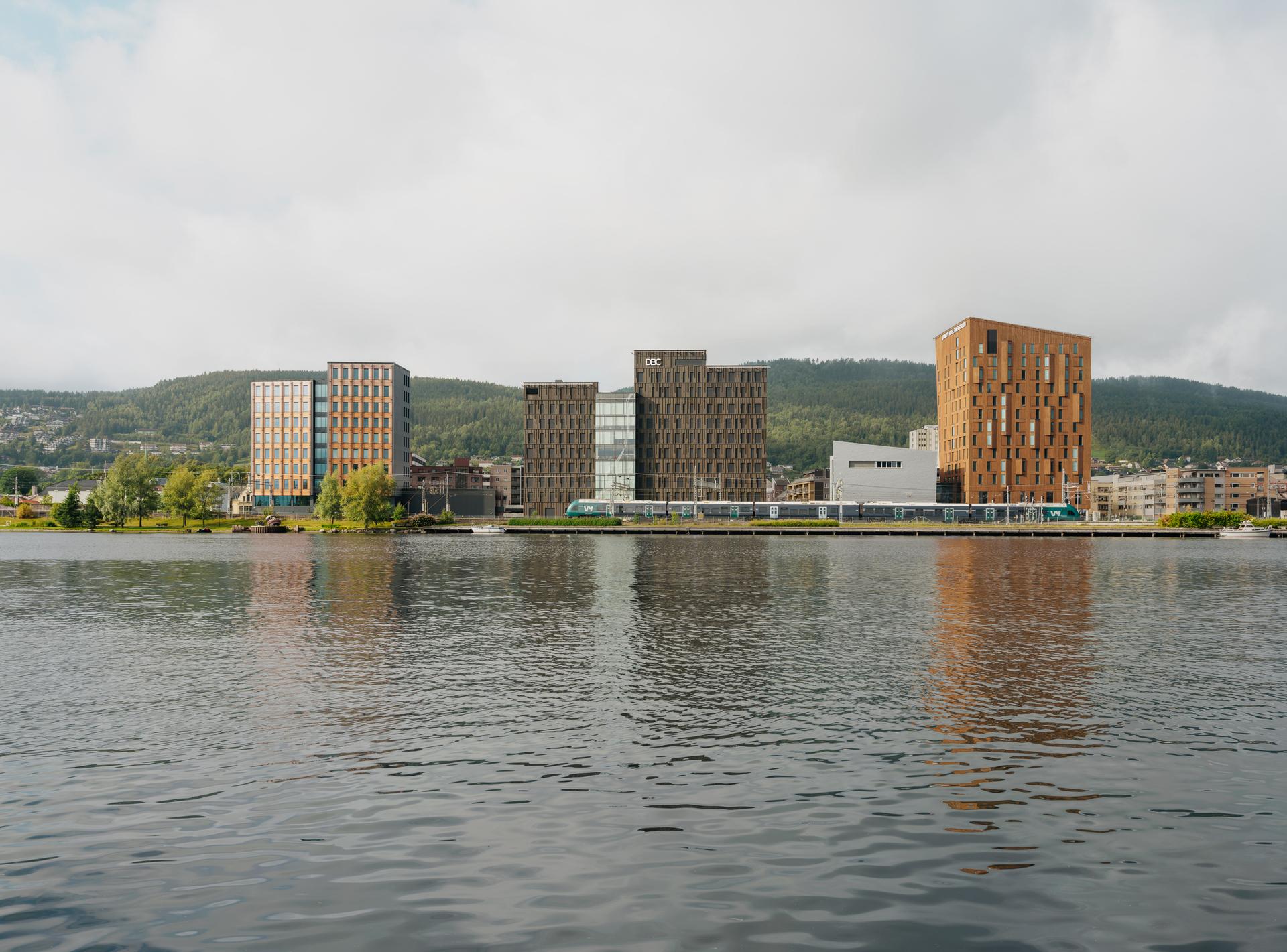 Biurowiec Spor X w Drammen: jeden z najwyższych drewnianych budynków Norwegii