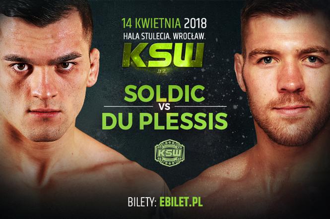 KSW 43 Wrocław - Soldić vs. Du Plessis walką wieczoru!