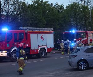  Pożar hali magazynowej w Katowicach