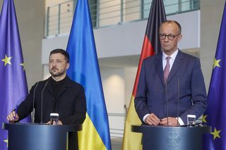 Zełenski w Berlinie. Trump i Putin nie mogą decydować o Ukrainie bez nas