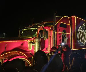 Tak prezentuje się świąteczna ciężarówka Coca-Coli. Wielki truck przyjechał do Wrocławia