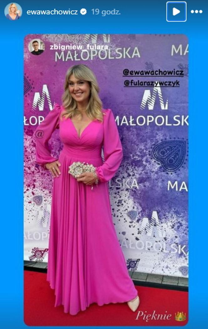 Olśniewająca Ewa Wachowicz skradła show na gali Miss Polski. Wszyscy patrzyli tylko na jedno 