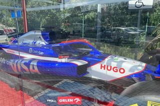 Bolid F1 w Zielonej Górze przy ul. Sulechowskiej