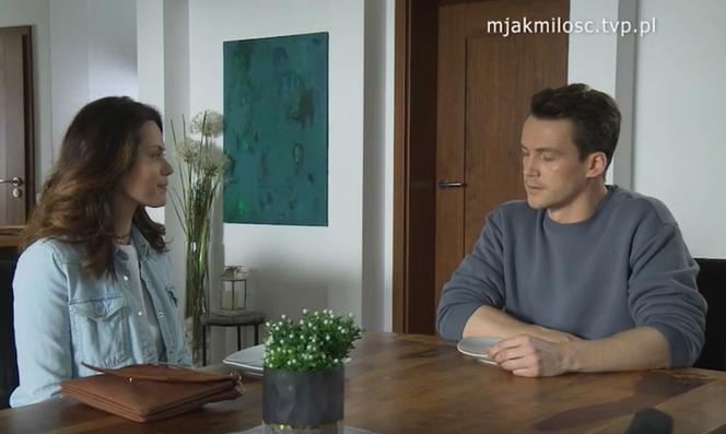 M jak miłość po wakacjach 2022. Kasia Stawska (Paulina Lasota), Jakub Karski (Krzysztof Kwiatkowski)