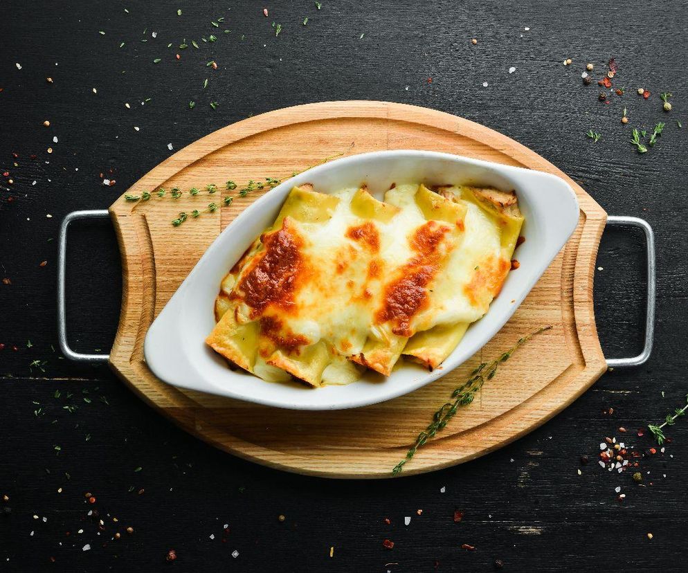zapiekane serowe cannelloni