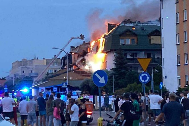 Pożar w Ząbkach (3.07.2025)