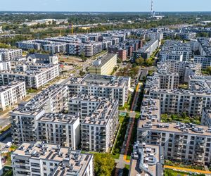 Nowe osiedla na pograniczu Kamionka i Grochowa w Warszawie