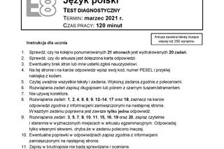 Próbny egzamin ósmoklasisty 2021: język polski. Odpowiedzi i arkusze CKE z próbnego egzaminu sprawdzisz tutaj