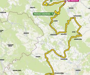 Tour de Pologne 2023 3. etap mapa