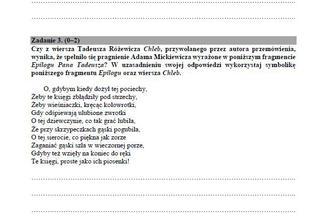 egzamin maturalny język polski 2018 MATURA