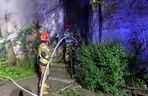 Pożar budynku wielorodzinnego w Bielsku-Białej