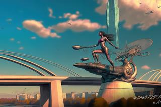 Miasta przyszłości - obrazy sztucznej inteligencji