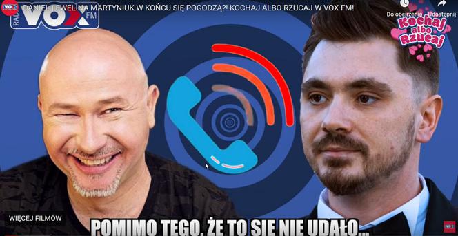 Daniel Martyniuk w radiu VOX FM