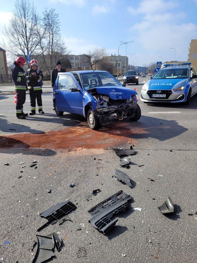 Wypadek w centrum Skarżyska-Kamiennej