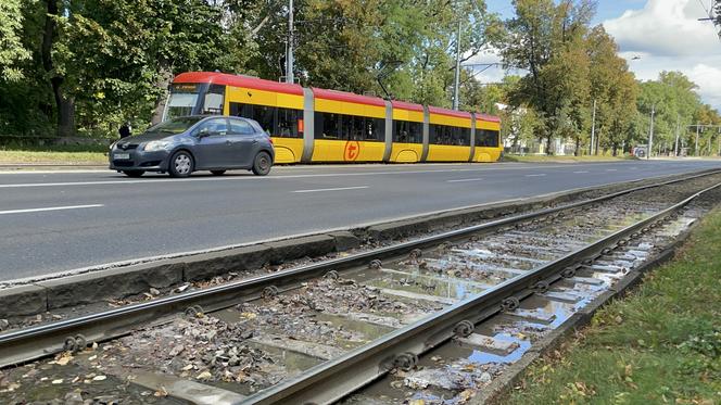 Torowisko na al. Waszyngtona jest w krytycznym stanie. Tramwajarze odkładają remont