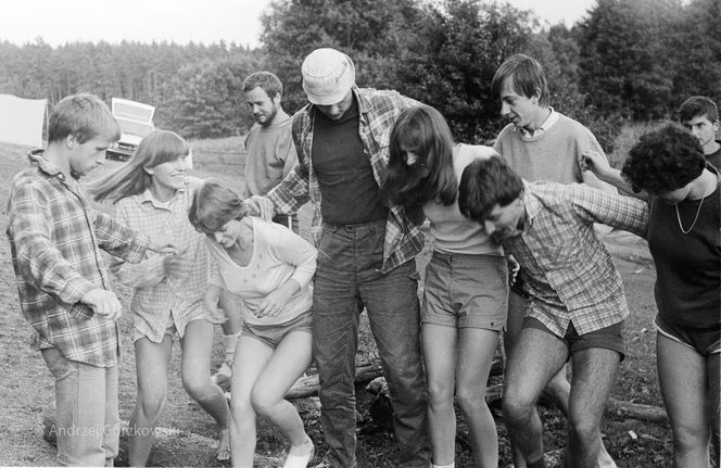 Mazury. Lata 80. Uczniowie II LO w Starachowicach