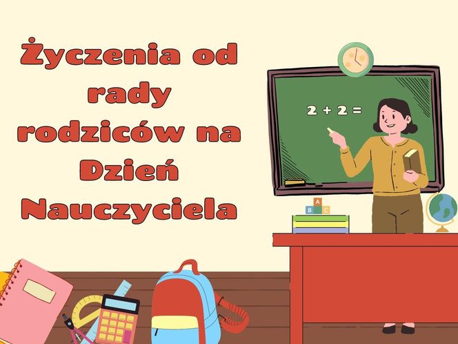 Życzenia od rady rodziców na Dzień Nauczyciela