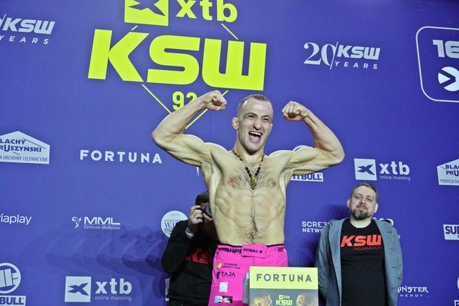 Oficjalne ważenie zawodników przed XTB KSW 92 w Gorzowie