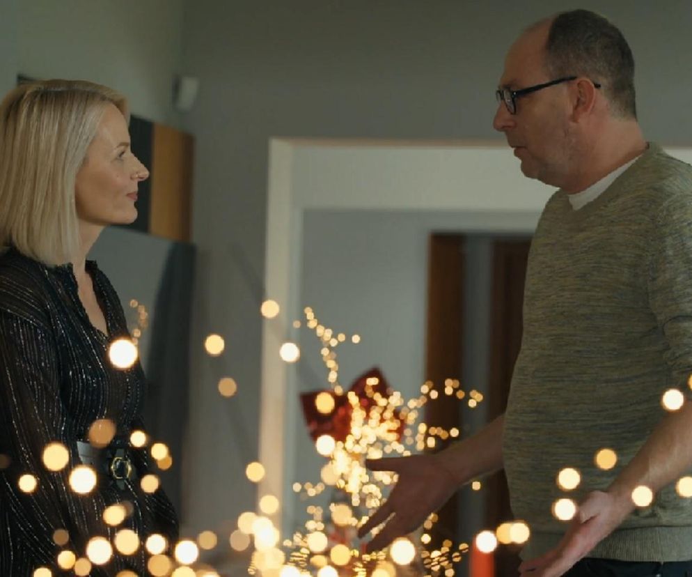 Barwy szczęścia, odcinek 3190. Olga (Dorota Łukasiewicz-Kwietniewska), Marek (Marcin Perchuć)