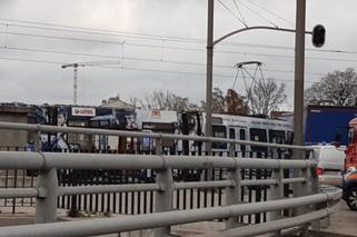 Gdańsk: Zderzenie tramwaju z tirem