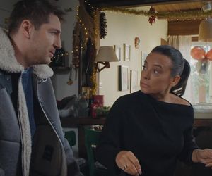 	M jak miłość odc. 1858.  Magda (Anna Mucha), Dima (Michaił Pszeniczny