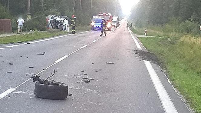 Wypadek na trasie Kolbuszowa - Mielec na Podkarpaciu