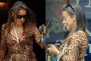 Anna Mucha jeszcze bardziej osiwiała. Kusi na ulicy dekoltem i biustonoszem [ZDJĘCIA]