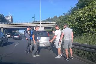 Awantura na A4 w Katowicach