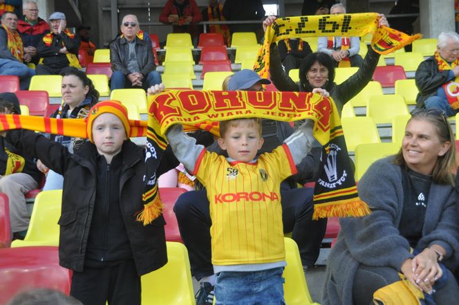 Korona Kielce - Lech Poznań. Zdjęcia kibiców na Exbud Arenie