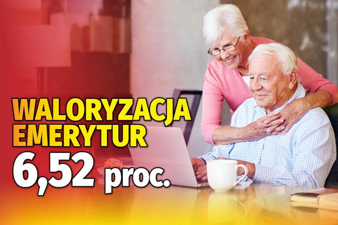 Waloryzacja emerytur 6,52 proc.