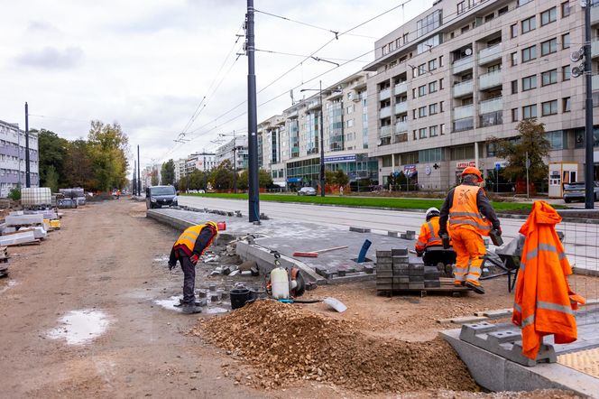 Budowa tramwaju do Wilanowa na kilka tygodni przed otwarciem