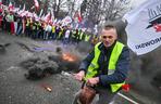 Strajk generalny rolników w Warszawie