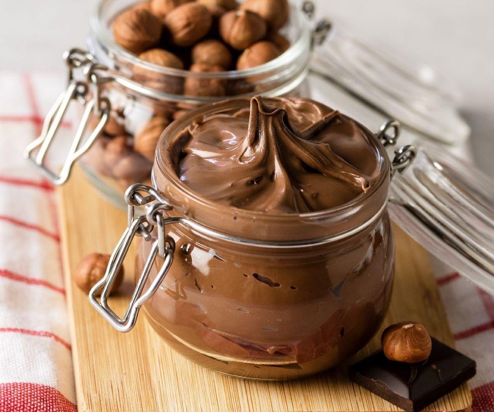 włoski krem z orzechów laskowych i czekolady