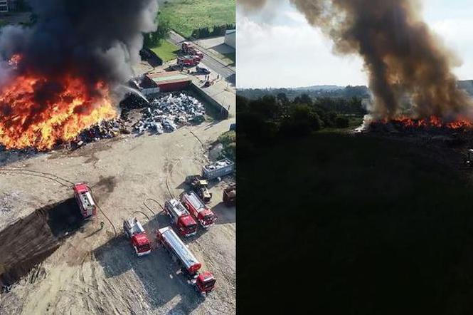 Gigantyczny pożar w Ostrowie Wielkopolskim