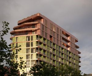 Apartamentowiec Powstańców 7D we Wrocławiu z czteropoziomowym parkingiem podziemnym